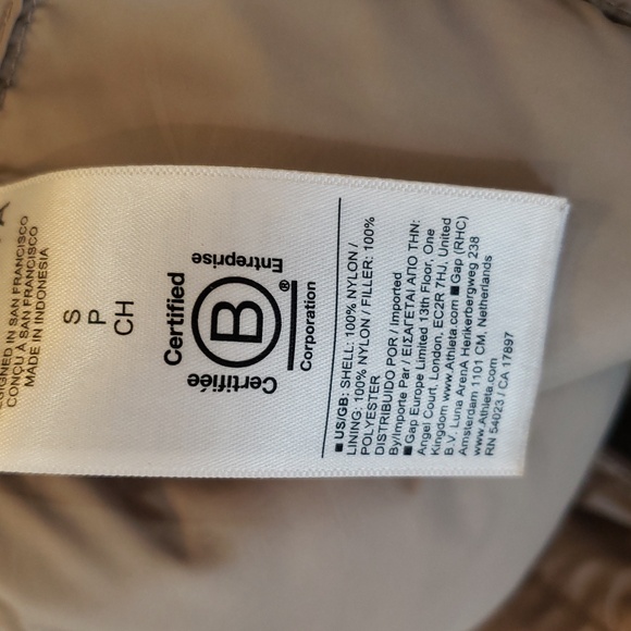 Athleta Aire Puffer Parka Size Small ⛅ - Picture 9 of 9